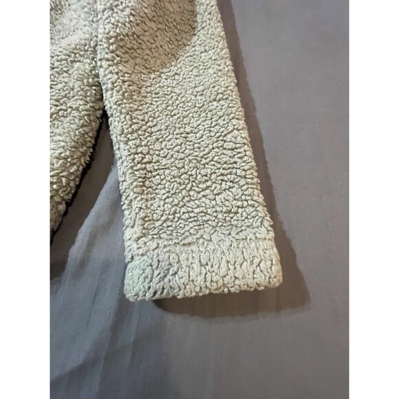 Victoria Secret Pink Hoodie Fleece 1/4 Zip Green Size Xs Woman’s Retro Y2K - Picture 7 of 10